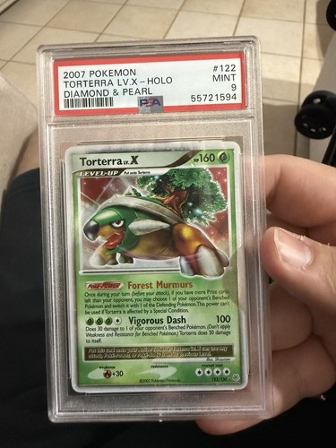 Torterra LV.X graded PSA 9 for sale on eBay