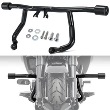 Front Engine Guard Flat-Out Crash Bar for 2014-up Harley Road Glide Street Glide