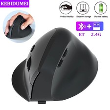 Bluetooth Mouse Vertical Mouse Ergonomic 2.4G Wireless Optical Mice 3 Adjustable