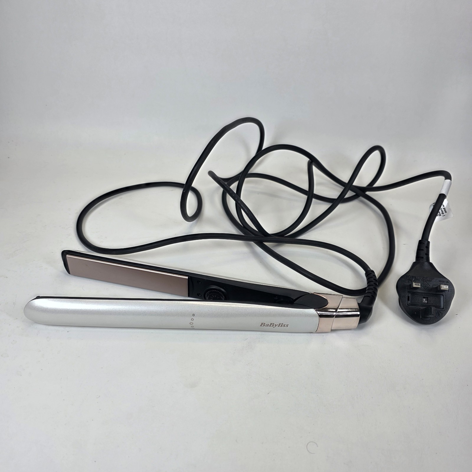BaByliss 2596U Pearl Shimmer Hair Straightener Nano-Quartz Ceramic Coated Plates