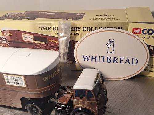 CORGI CLASSICS 1:50 SEDDON ATKINSON HORSE TRANSPORTER SET - WHITBREAD 27701 - Picture 7 of 9