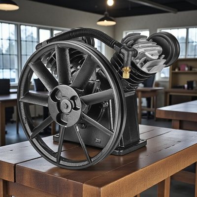 #ad 3.7 HP 155 PSI V Style Single Stage Cast Iron Air Compressor Pump Tool $209.99