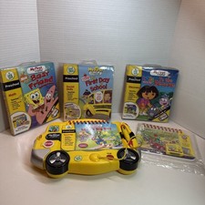 Leapfrog My First Leappad School Bus Learning System With Five Books And 4 Carts