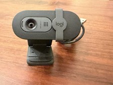 Logitech Brio 101 Webcam Full HD 1080P, Black, Auto-Light Balance, Built-in Mic