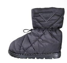 Prada Nylon Boots Black Quilted 8.5 $995