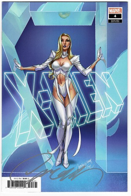#ad X Men #4 J Scott Campbell Psylocke Trade Variant VF Signed $40.00