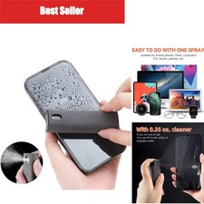 2 in 1 Microfiber Screen Cleaner Spray Bottle for Phone Tablet TV