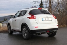 FOX Sportauspuff Nissan Juke F15 Allrad, 2010-2019, Endrohr 129x106mm oval re/li