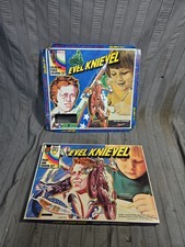 Evel Knievel 1970's Color-Vue Pencil Coloring set Paint Stunt Art Display