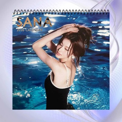 2026 Sana Calendar, TWICE Kpop Idol Singer Fan Gift Wall Decor