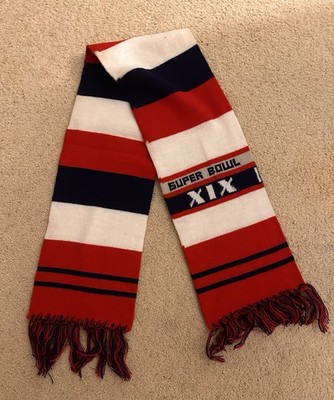  CHECK THIS OUT  - XIX Super Bowl Vintage Scarf - NFL Collectible 