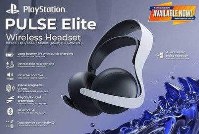 Sony PlayStation Pulse Elite Wireless-Headset für PS5, PC, Mac, Mobile