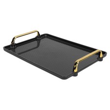 Decorative Tray Elegant Exquisite Texture Ergonomic Serving Tray With Handles