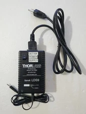 THORLABS LDS9 9 VDC REGULATED POWER SUPPLY, 2.5 MM PHONO PLUG, 120 VAC