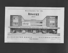 ROOTES MOTORS INC CAR GROUP HILLMAN-HUMBER-SUNBEAM-NAIROBI,KENYA 1952 AD