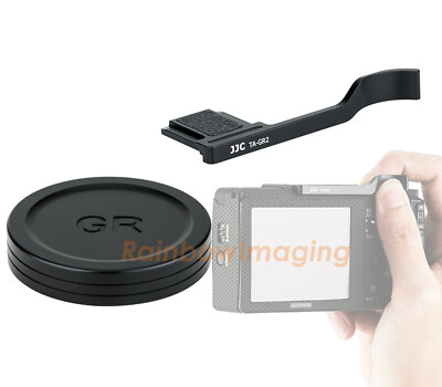  JJC Thumbs Up Grip, Aluminum Alloy Front Lens Capfor Ricoh GR II GRII Camera