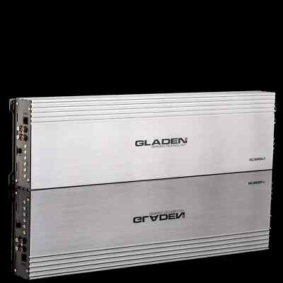 Gladen RC3200c1 Monoblock 3180W RMS Subwoofer Bass Class-D Amp New 
