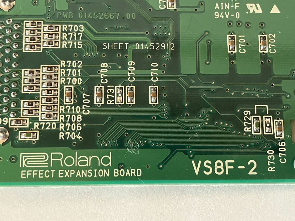 609 Roland VS8F-2 ２枚セット エフェクトボード 609 Roland VS8F-2 2枚セット エフェクトボード Roland VS8F2