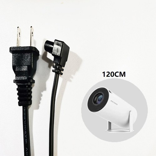 HY300/HY320 Projector 1.2m Original Extended Power Cord Cable EU US Plug _yi - Afbeelding 10 van 14