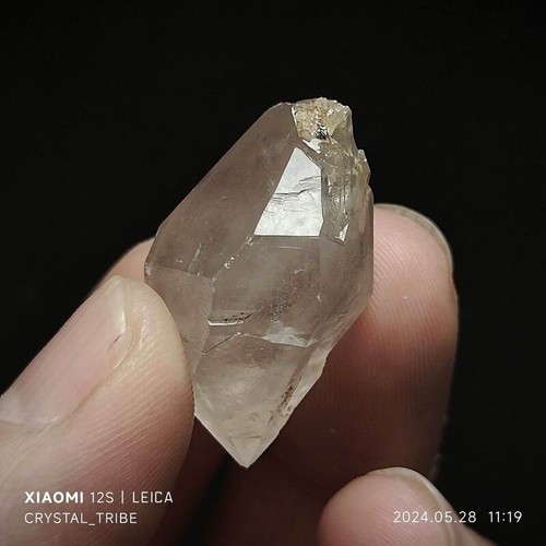 11g Natural Herkimer Diamond Quartz Crystal Double Terminating Healing 4624 - Picture 17 of 18