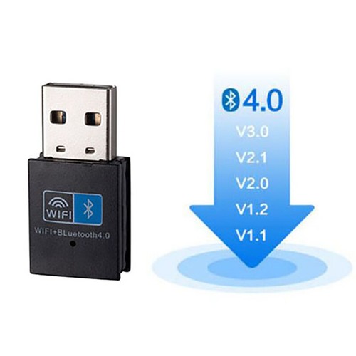 Wireless WiFi Bluetooth Adapter 150Mbps USB 2.4G Bluetooth V4.0 Dongle wifio - Photo 5/9