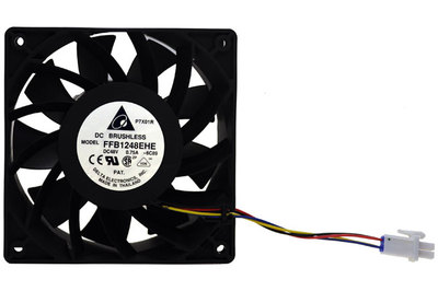 Delta FFB1248EHE 120x120x38mm 48V PWM Fan 190CFM 4000RPM 4-Wire IP55