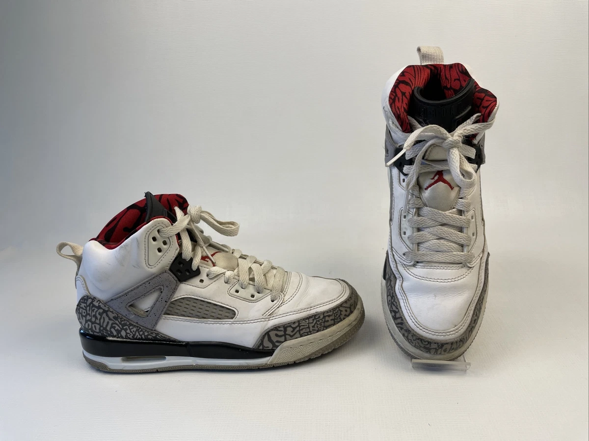 Nike Boys Air Jordan Spizike 317321-122 White Black Basketball Shoes Size  6.5Y | eBay