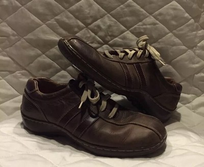 Mens SKECHERS Brown Leather Lace Up Oxford Casual Shoe  display picture 1