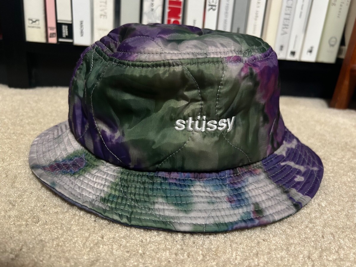 STUSSY Bucket HAT Mens XS/S unisex womens CURTIS TIE-DYE