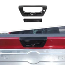 2pcs Black Rear Tailgate Door Handle Decor Cover Trim Bezel for Ford F150 15-19