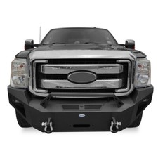Off-road Front Bumper W Winch Plate D-ring Light Fit 2011-2016 Ford F250 F350