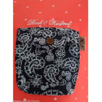 Herren Rock & Revival T-Shirt bedruckt gepunktet Kontrast Paisley Tasche Freizeit