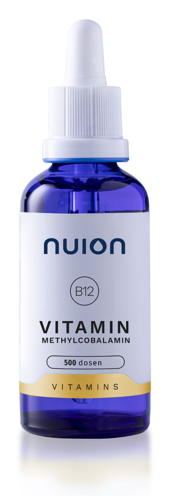 Vitamin B12 Tropfen by nuion hoch bioverfügbar - 100 μg - Flüssig - Liquid
