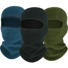 Windproof Thermal Fleece Neck Warmer Balaclava Ski Snow Hood Full Face Mask Hat