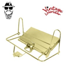 Vintage Lowrider 20" Tricycle TRIPLE SQUARE TWISTED Conversion Kit GOLD W/ Plate