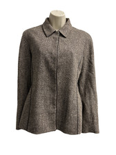 Anne Klein 2 Suits Brown Size 6 Jacket Blazer Brown Tweed