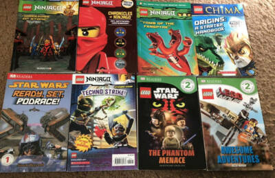 Lego Early Readers  8 Ninjago, Chima + Star Wars All Levels Gr, K-3 Softcovers