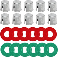 10PCS Car Battery Post Terminal Shims, Auto Lead Terminal Shim Caps with 12 Piec