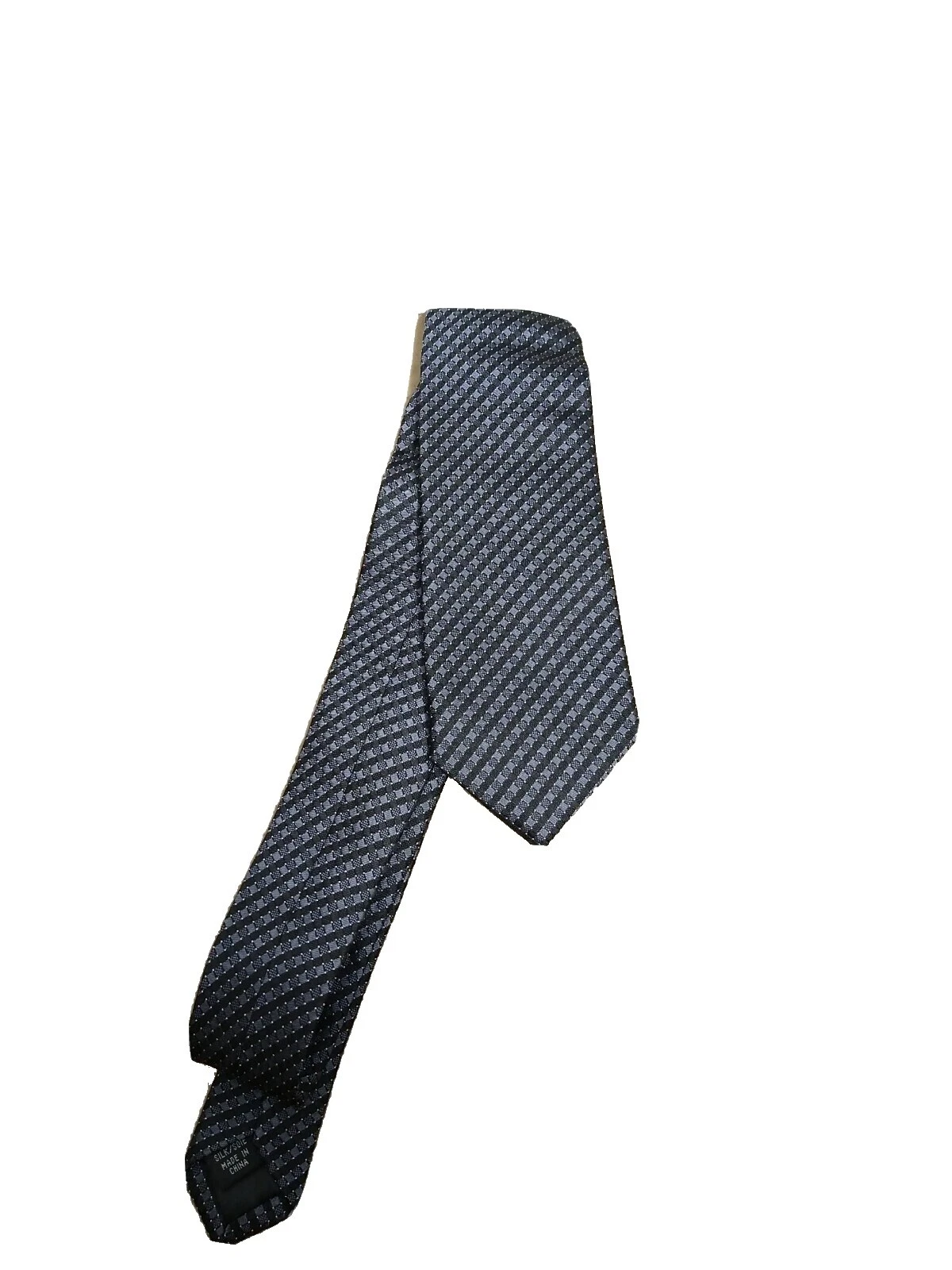 Kenneth Cole Reaction Black Striped Ties for Men