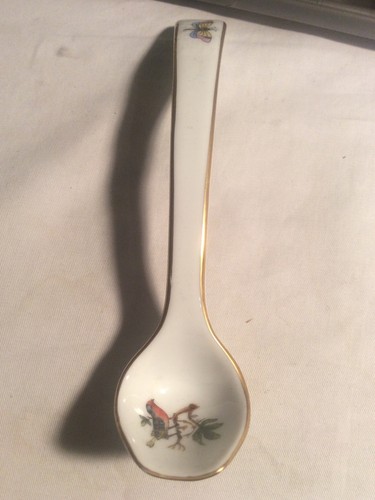 Vintage Rare Herend Floral bouquet Vase Claw Feet 14kt Gold Design #6456 #249 - Picture 5 of 9