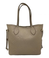 Louis Vuitton Neverfull Tote MM Beige Leather for sale online | eBay 