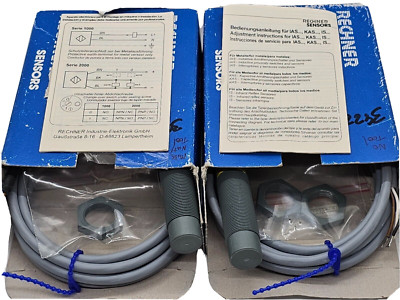Rechner Sensors KAS-80-A23-A-K-PTFE Capacitive Sensor, 5M Cable ( Lot of 2 ) NEW