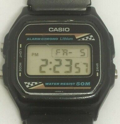 casio w-66 rare vintage watch module 590 | eBay