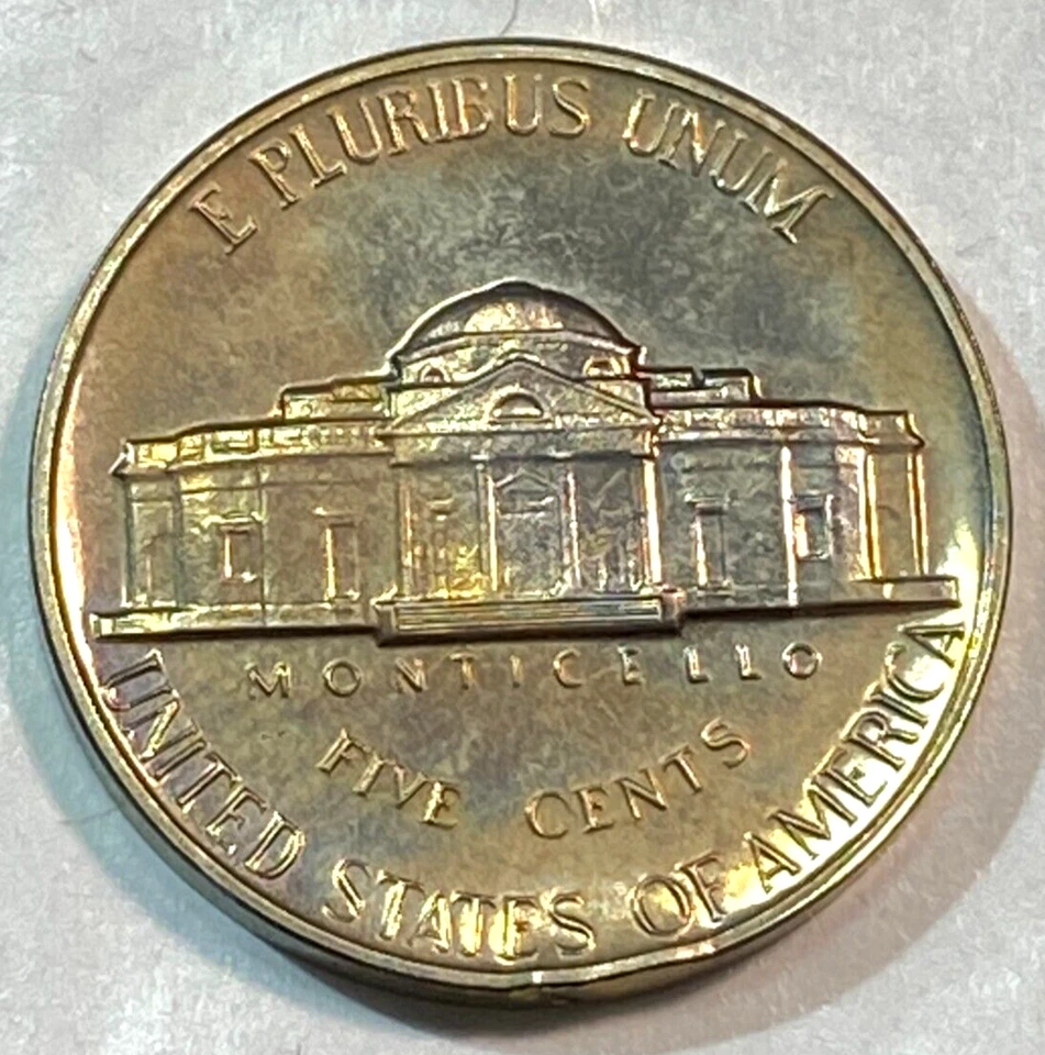 1962 Proof Jefferson Nickel Amazing Twice Struck Edge Error CHRC - Image 4 of 4