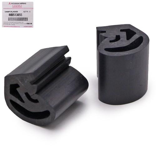 Fits Mitsubishi L200 Strada 96 05 Side Hood Bonnet Bumper Rubber Damper Hood - Picture 5 of 8