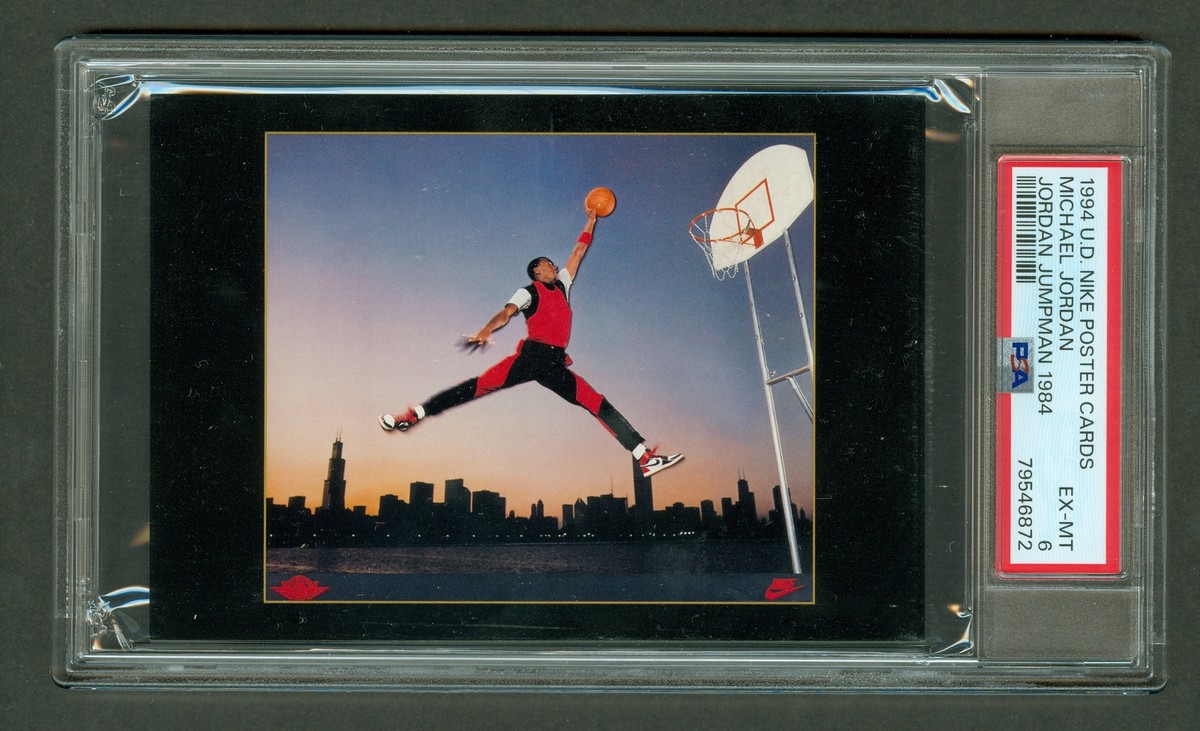 ○ジョーダン JORDAN NBA インサート USA Michael Jordan 1994 Upper Deck Nike Poster Card 1984