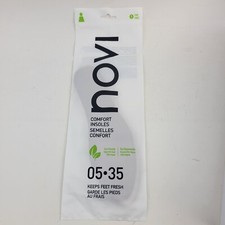Novi Comfort Insoles Eco Friendly- Size 5 05.35 New