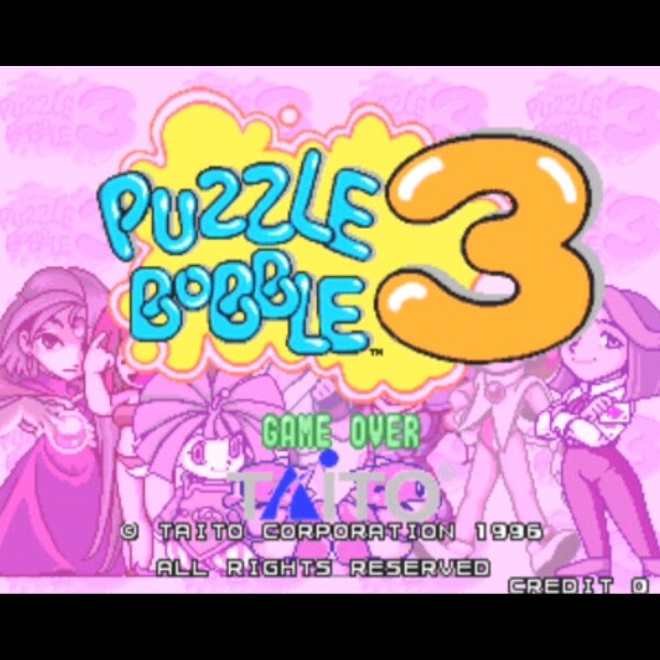 から揚げ君様確認用　Riddle & Blue Riddle CDセット Used Puzzle Bobble 3 Cartridg Taito 1996 F3 SYSTEM JAMMA