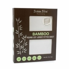 bubba blue fitted cot sheet