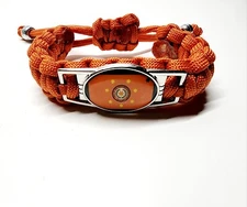 Cherokee Nation Native American Flag Adjustable Charm Bracelet Wristband